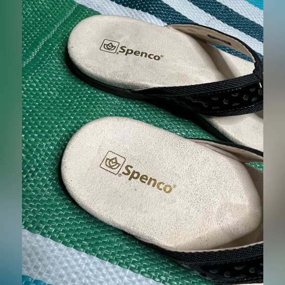 🎉✨ NWOT- Spenco Starboard Orthotic Memory Foam Women’s Size 8B Leather Sandals - Picture 3 of 17